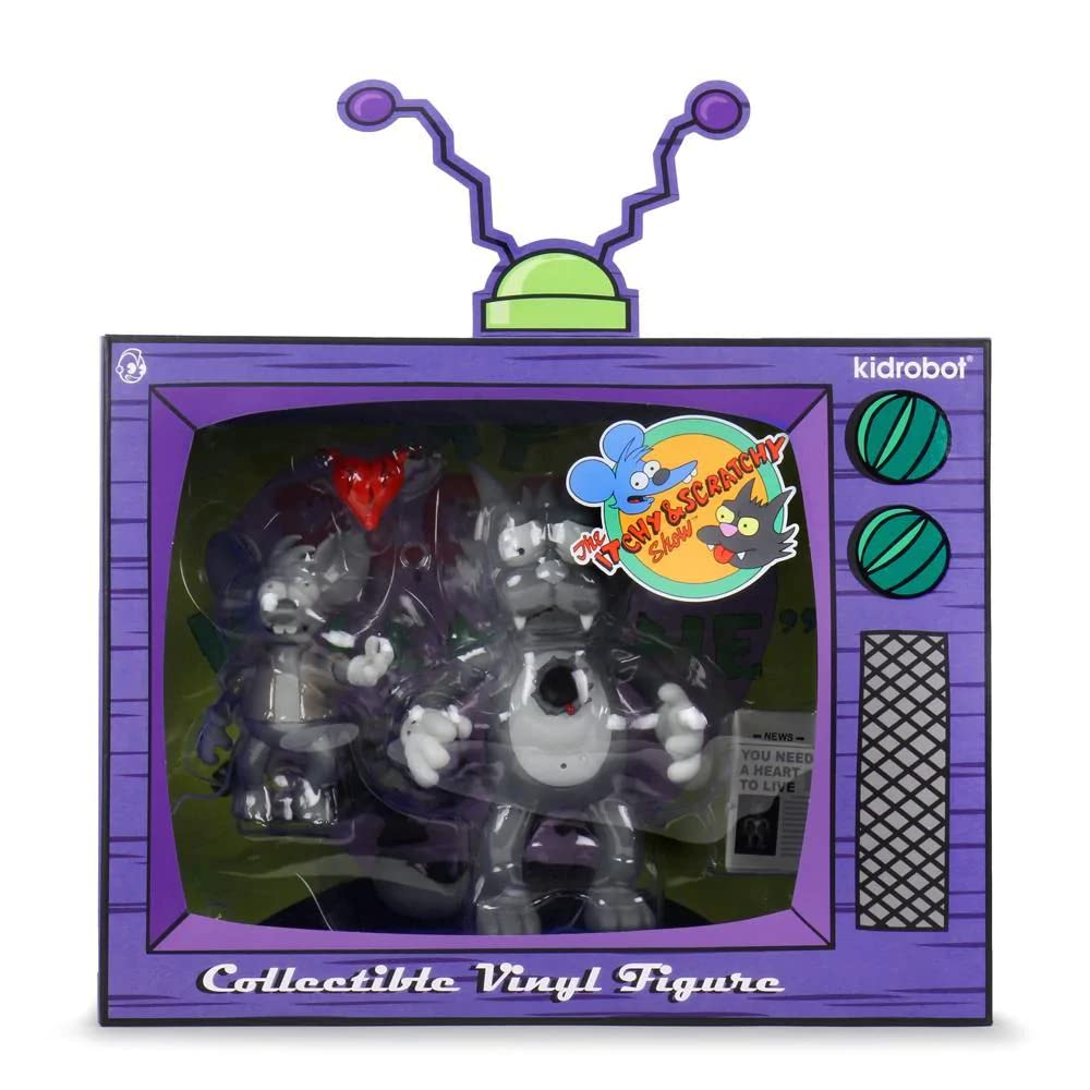 Amazon.co.jp: KidRobot ザ・シンプソンズ かゆみ&傷つきやすいグレイ